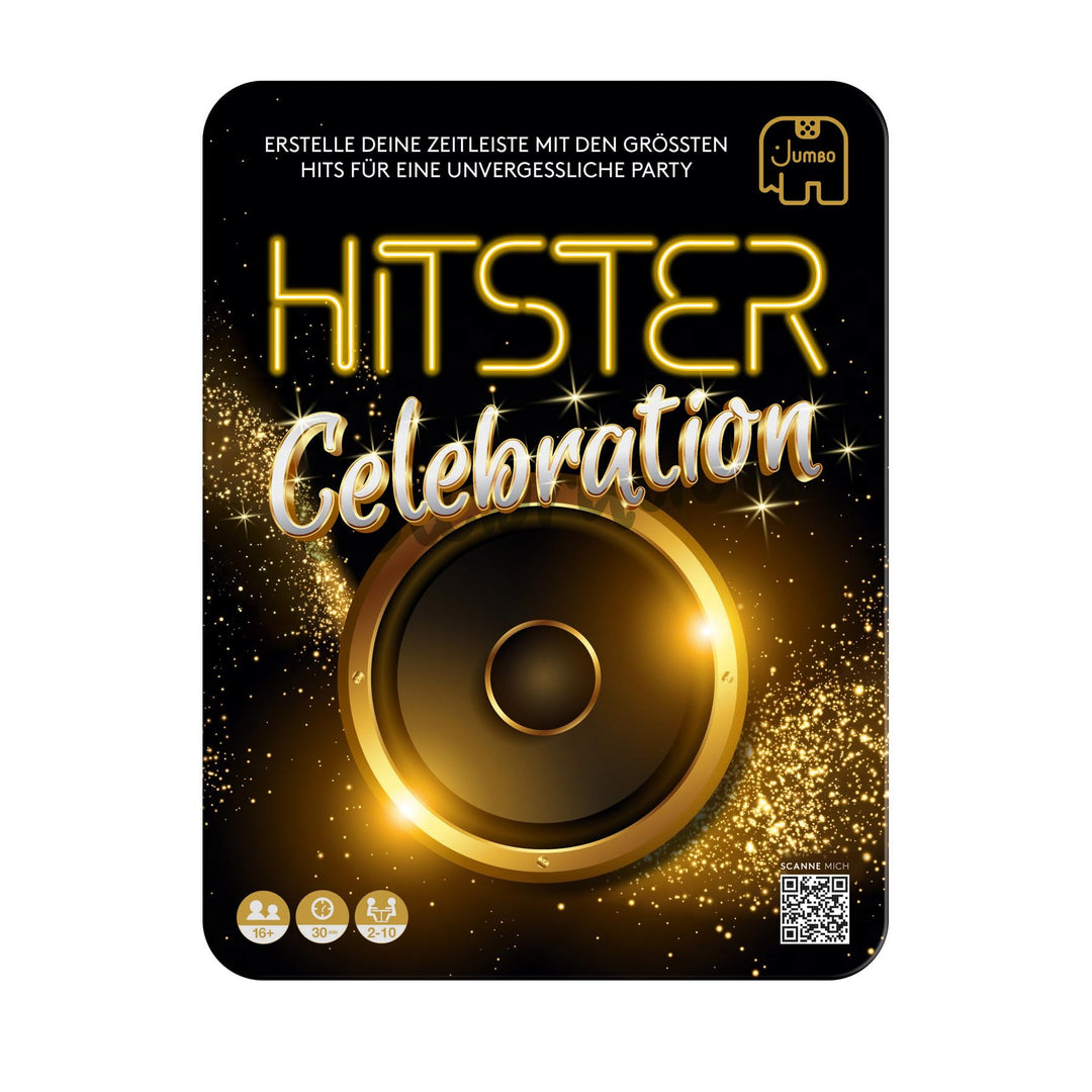 Hitster Celebration, EIN Party- und Kartenspiel für Erwachsene und Familien - 2 bis 10 Spieler ab 16