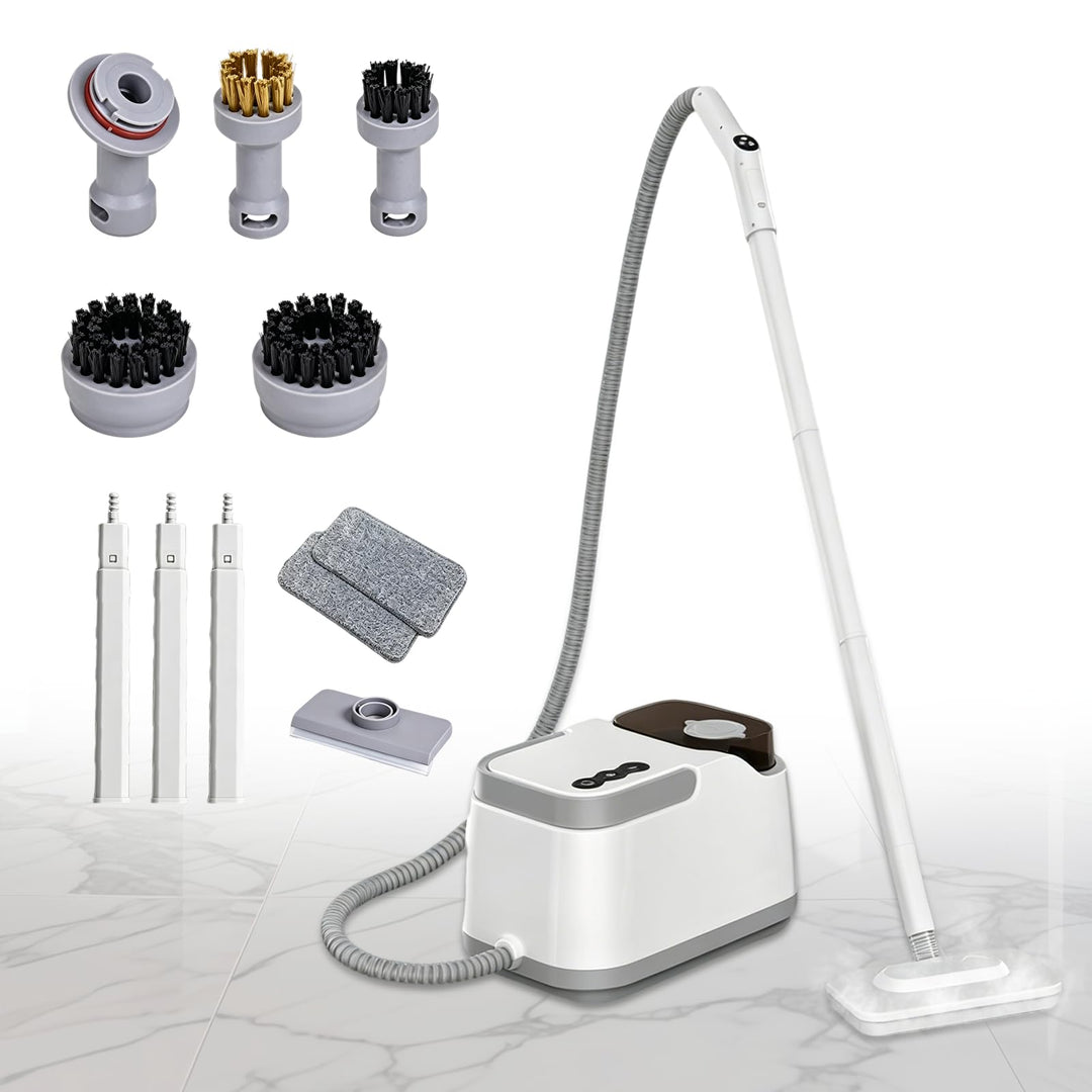 1500W Dampfreiniger Handgerät für Boden Küche Fenstern Badezimmern