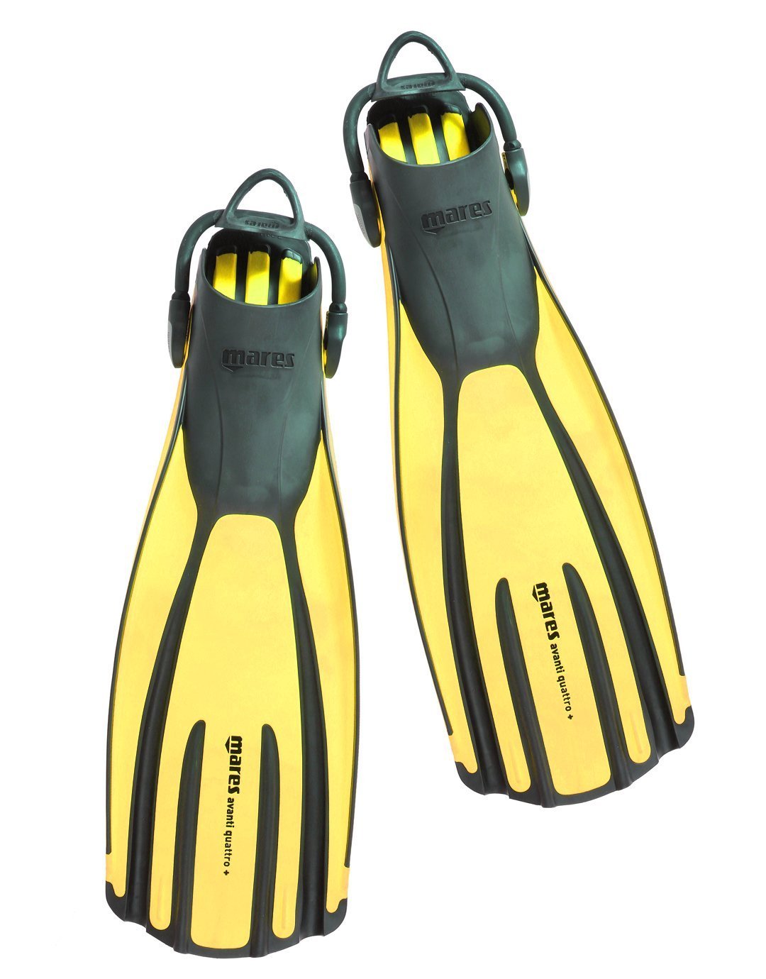 Mares Fins Avanti Quattro + Flossen Mit Riemen M Gelb, M Gelb