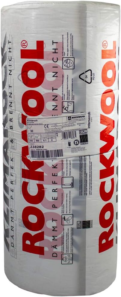 Rockwool Klimarock Steinwollmatte Gitternetzverstärkt Lamellmatte in versch. Ausführungen, Dämmdicke