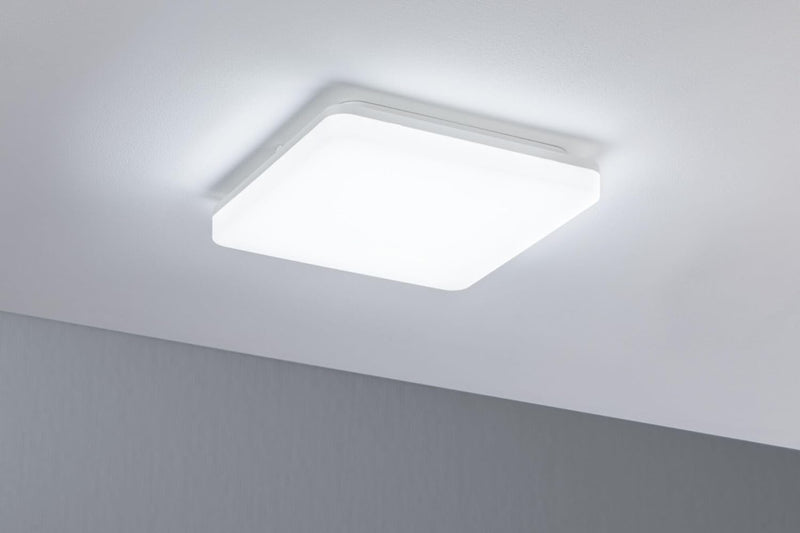 Paulmann 79839 LED Panel Cela WhiteSwitch 280 x 280 mm incl. 1x15,5 Watt Deckenleuchte Weiss matt Li