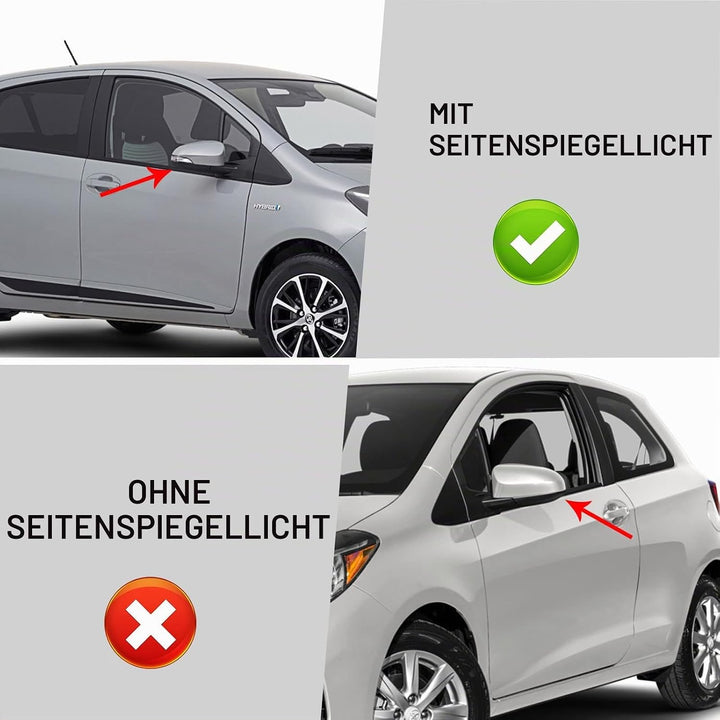 Auto Spiegelkappen, 1 Paar Auto Tür Aussenspiegelkappe Rückspiegelkappe Seitenspiegel Abdeckungen fü