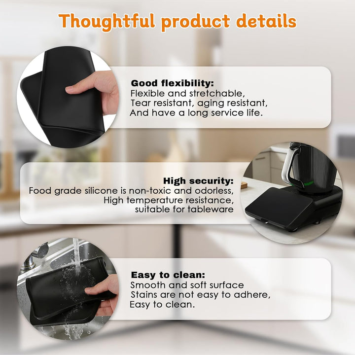 Displayschutz für Thermomix TM7 Vorwerk, Silikon-abdeckung & Touchscreenschutz, Zubehör Gadget für V