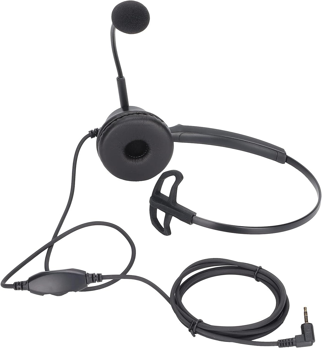 Business-Headset mit Mikrofon und Einstellbarer Lautstärke für Festnetz- oder Schnurlose Dect-Telefo