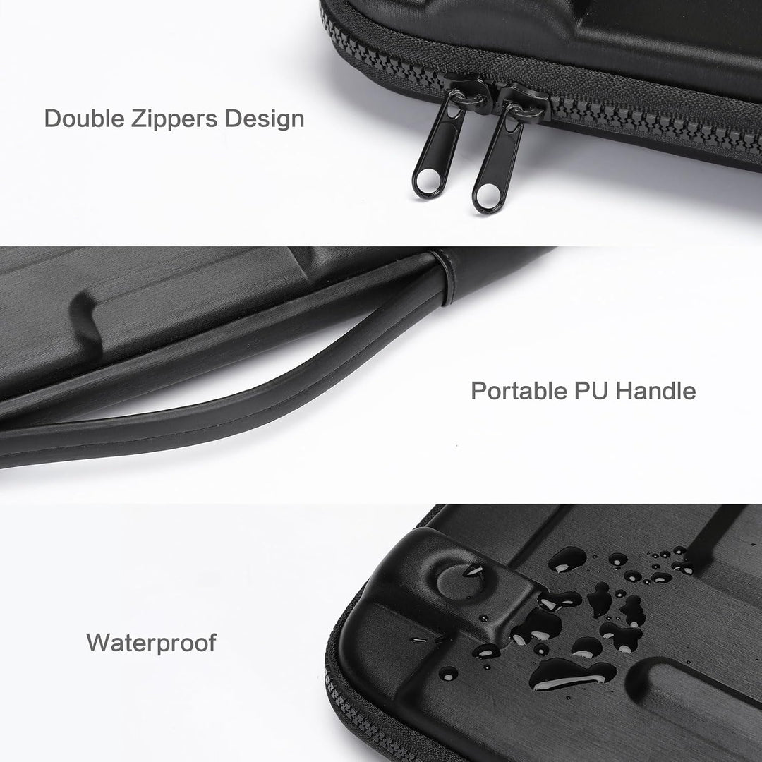 MOSISO Hartschale Laptoptasche, Laptop Schultertasche, Abstrakte Geometrische Wasserdichte Tragetasc