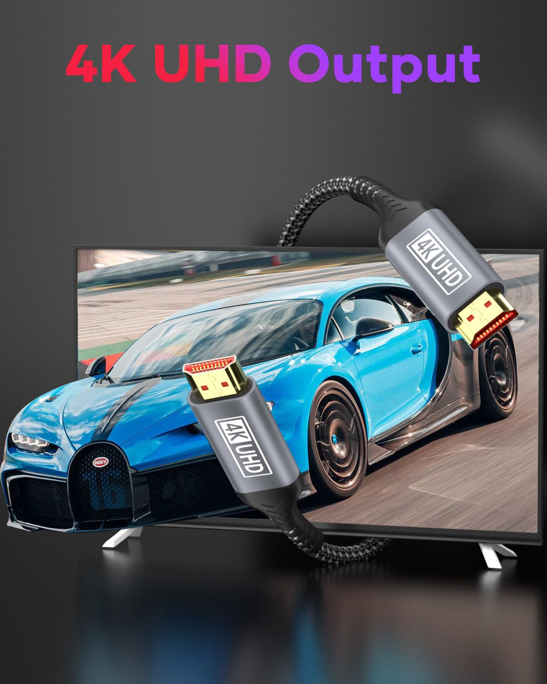 4K HDMI Kabel 10M, Ultra HDMI 2.0 Kabel High Speed 18Gbps Unterstützung HDR, HDCP2.2, Ethernet, 3D,