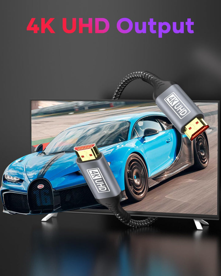 4K HDMI Kabel 10M, Ultra HDMI 2.0 Kabel High Speed 18Gbps Unterstützung HDR, HDCP2.2, Ethernet, 3D,