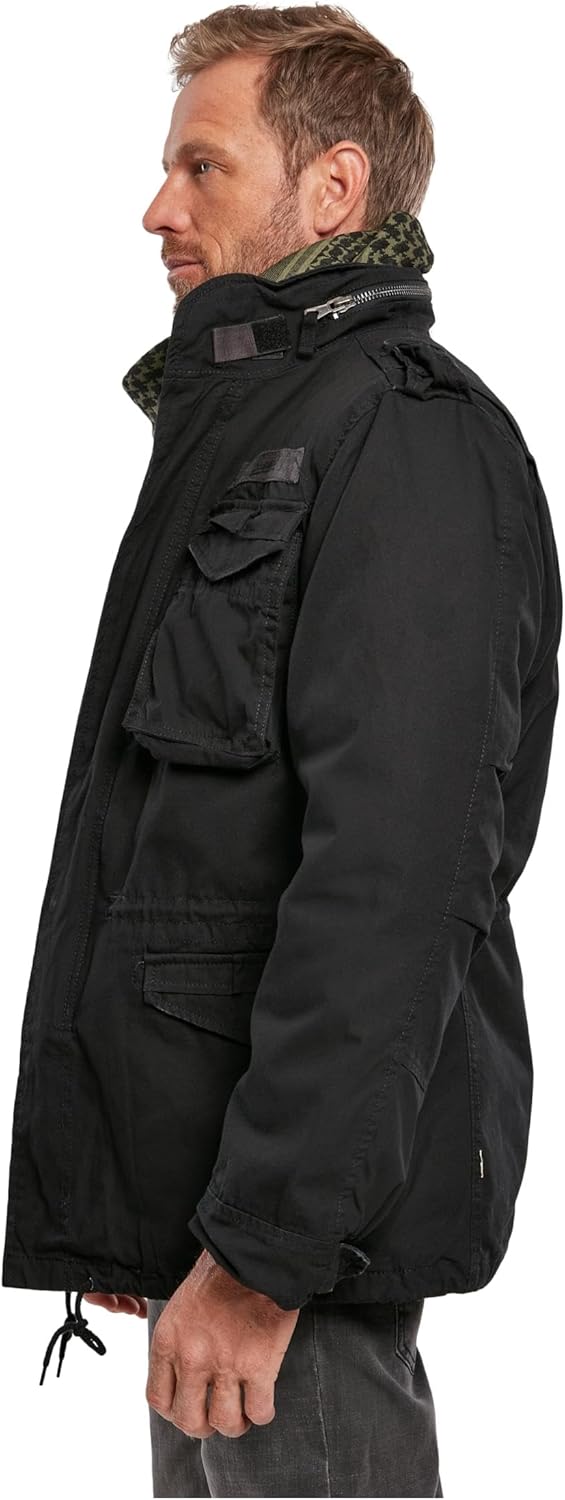 Brandit Herren Jacket S Schwarz, S Schwarz