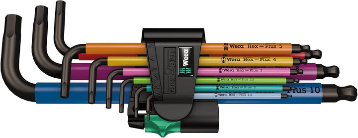 Wera 05057460001 Werkzeug-Set, Kraftform Kompakt 100, 52-teilig, Einheitsgrösse & 950 SPKL/9 SM N Mu
