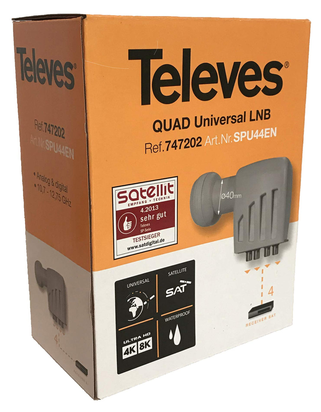 Televes Preisner spu44en Konverter Depressor Frequenz weiss