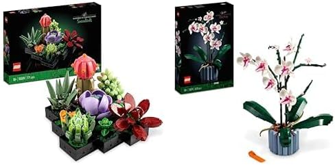 LEGO 10309 Icons Sukkulenten Botanical Collection Set für Erwachsene zum Basteln von Zimmerdeko mit