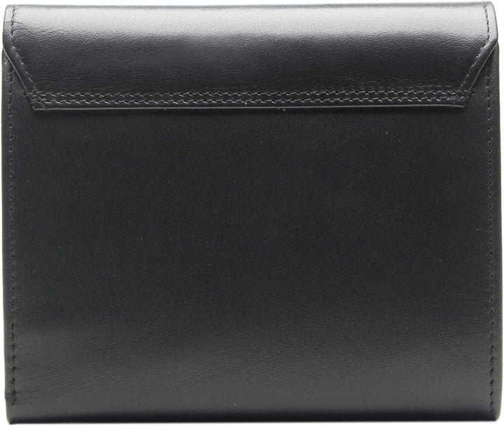 Esquire Helena Geldbörse Leder 12 cm Schwarz, Schwarz