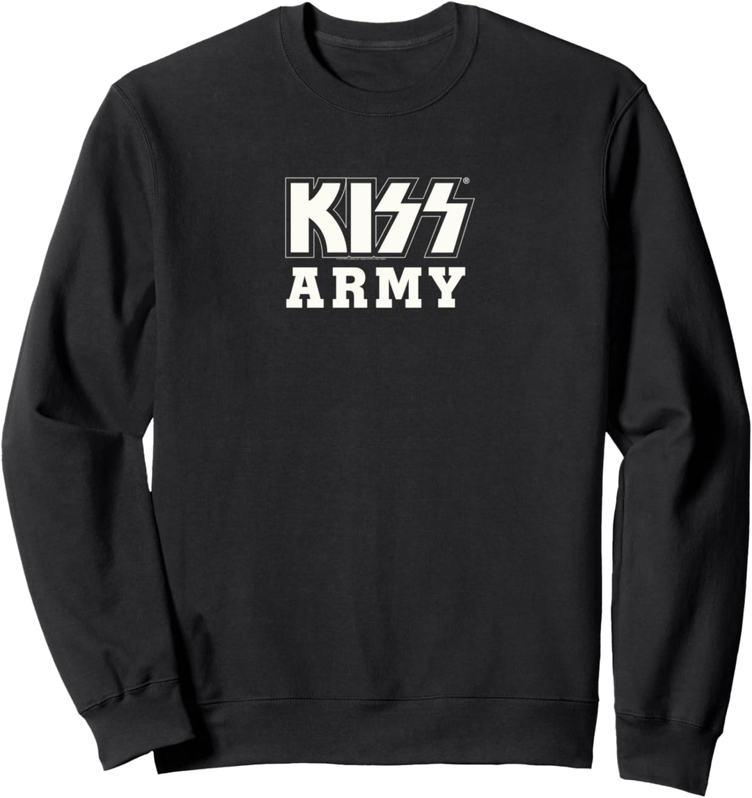 KISS - Logo von KISS Army in Weiss Sweatshirt