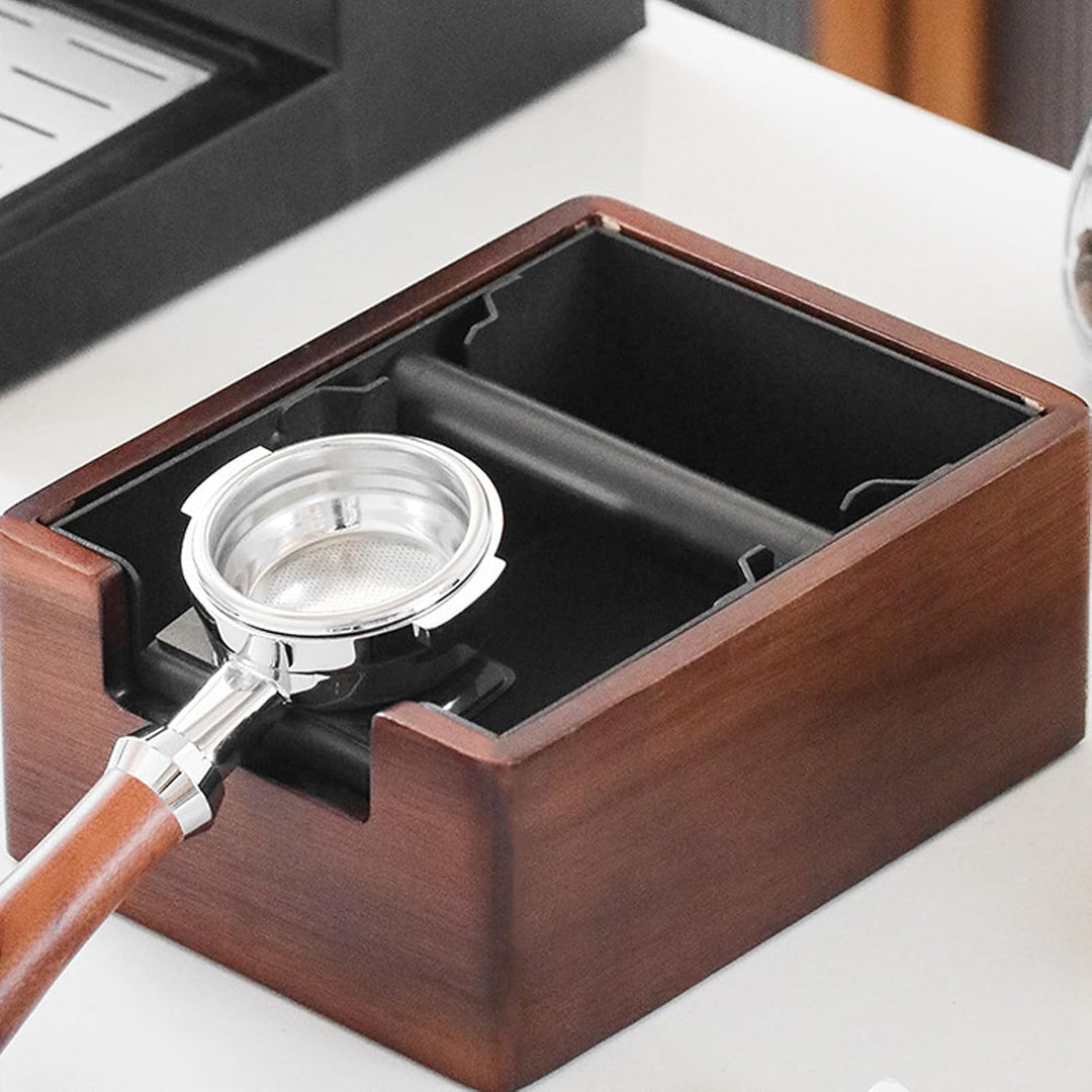 Kaffeesatz Abschlagbehälter, Tamping Station Abschlagbox mit Abschlagstange Zum Abklopfen von Siebtr
