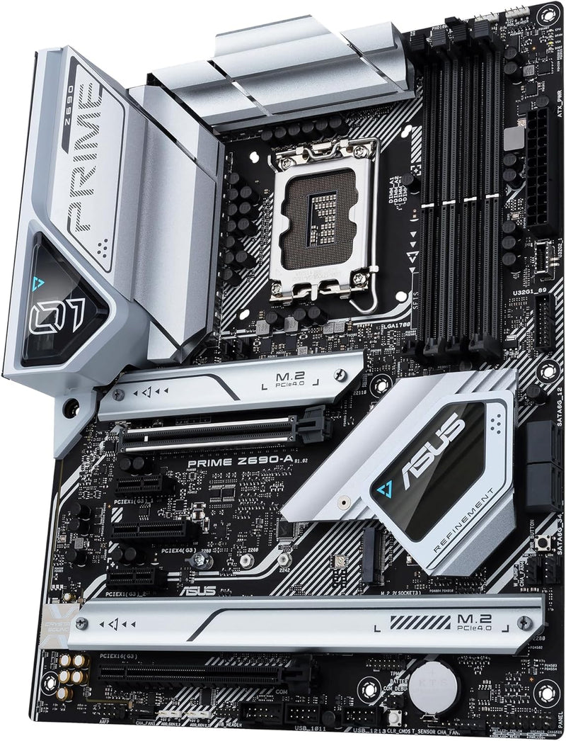 ASUS Prime Z690-A Gaming Mainboard Sockel Intel LGA 1700 (Intel Z690, ATX, PCIe 5.0, 4x M.2, DDR5-Sp