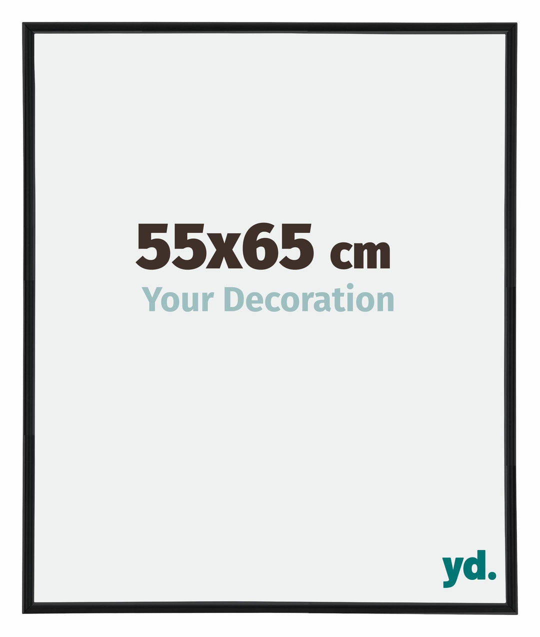 yd. Your Decoration - Bilderrahmen 55x65 cm - Bilderrahmen aus Kunststoff mit Acrylglas - Ausgezeich