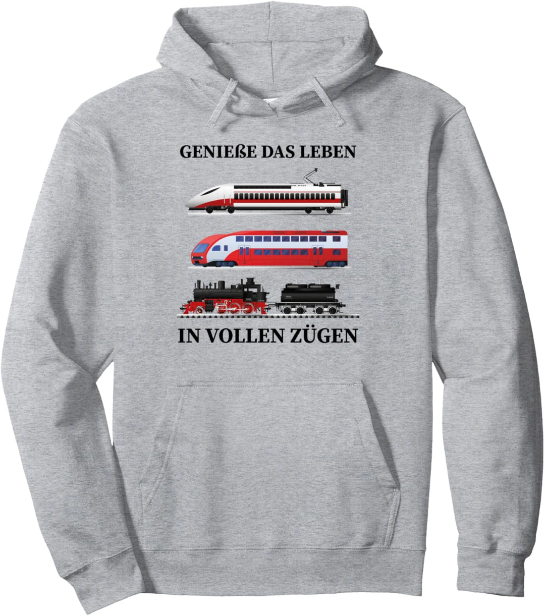 Geniesse das Leben in vollen Zügen Pullover Hoodie