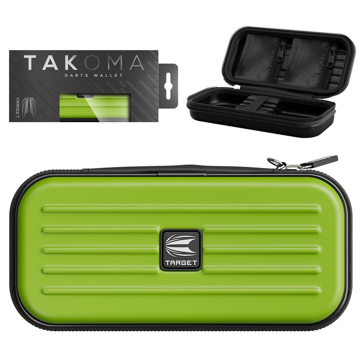 Target Darts Takoma Regular Darts Case - Holds x 1 Satz Darts Brieftasche, Grün