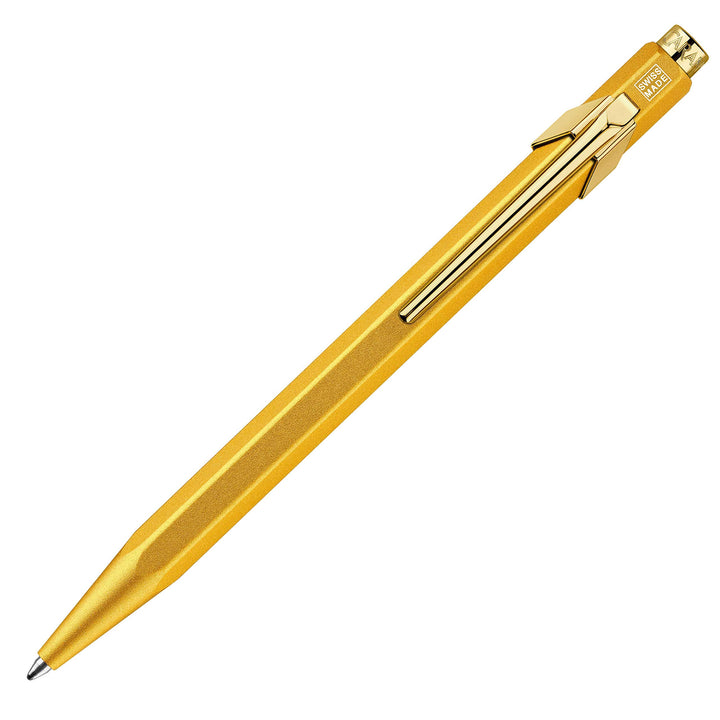 Caran d'ACHE - Kugelschreiber 849 "GOLDBAR" mit Etui, 1 Stück (1er Pack) Single, Single