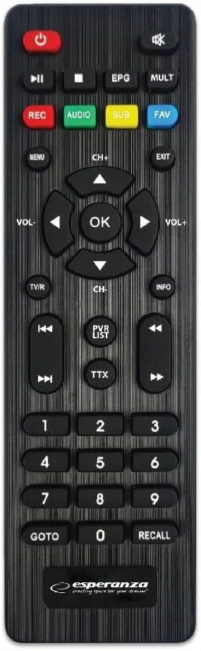 Esperanza EV106R TV Set-Top-Box-Kabel schwarz