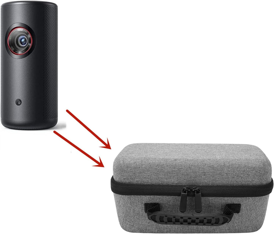 Projektortasche für Samsung Nebula Anker Capsule 3 1080P Projektor, Projektor Hartschalen Reisetasch