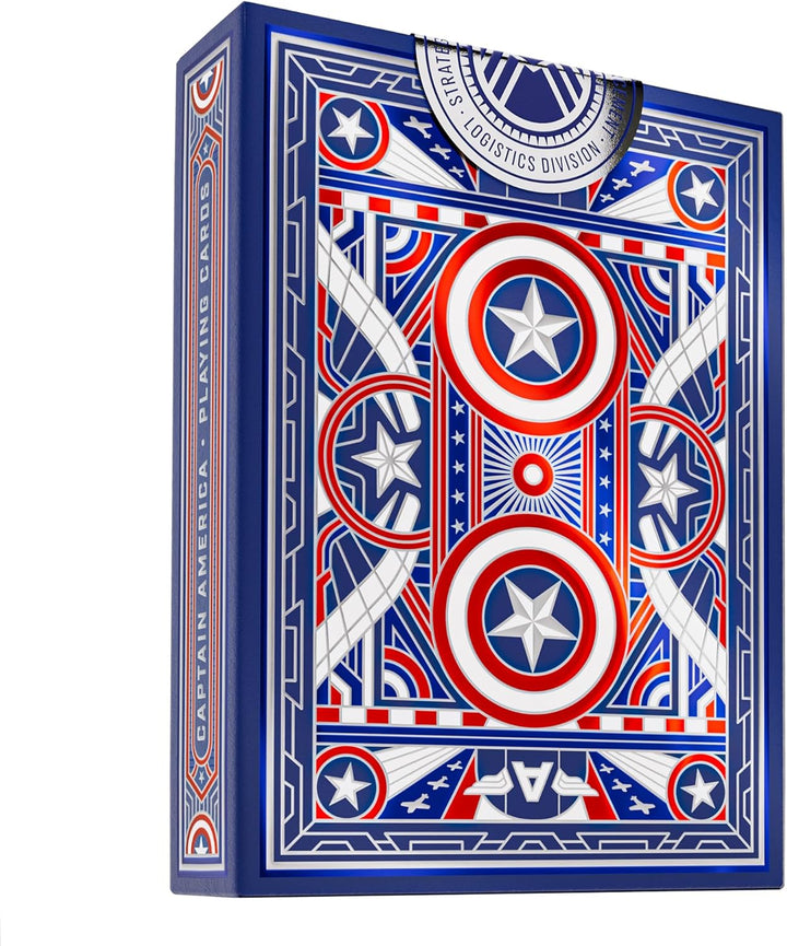 Captain America Playing Cards Patriotic Design