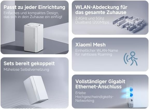 Xiaomi Mesh System AC1200 EU(1-pack)