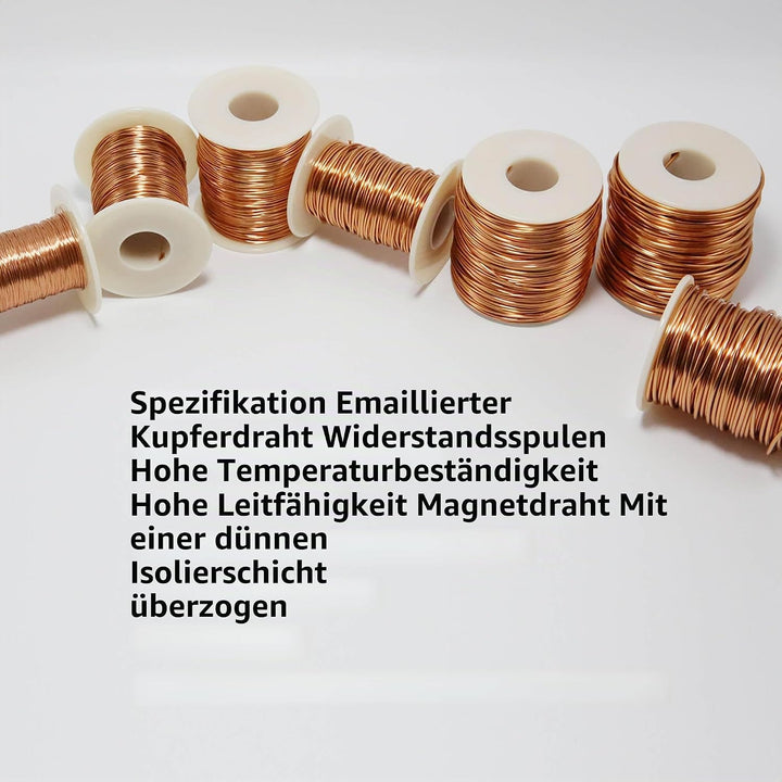 Kupferlackdraht,Lackdraht,Kupferdraht Isoliert,Kupferspule,Kupferlackdraht 0,8mm,100m