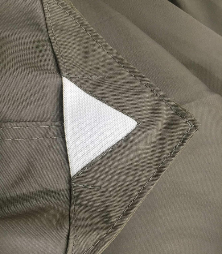 QUICK STAR Ersatzdach für Garten Pavillon 3x3m Taupe/Beigegrau RAL 7006 Antik Pavillondach