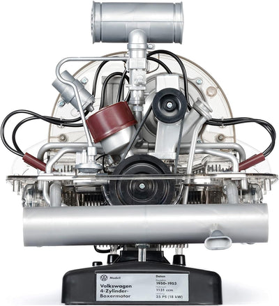 FRANZIS 67152 – Volkswagen VW Bulli T1 Boxermotor, originalgetreuer Motorbausatz des 4-Zylinder Moto