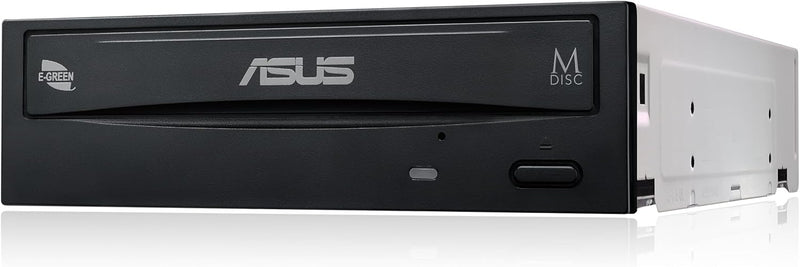 Asus DRW-24D5MT interner 24x DVD Brenner (DVD+-RW, Bulk E-Green Silent) schwarz Mit M-Disc Support O