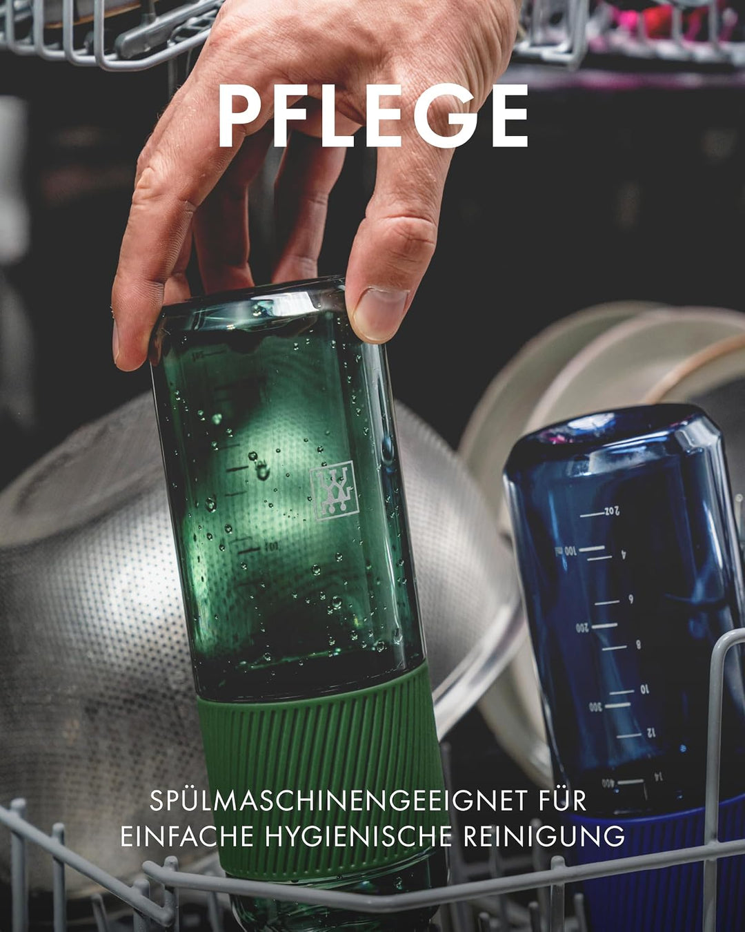 ZWILLING Trinkflasche BPA-frei, Wasserflasche für Fitness, Freizeit und Büro, Sportflasche aus Trita