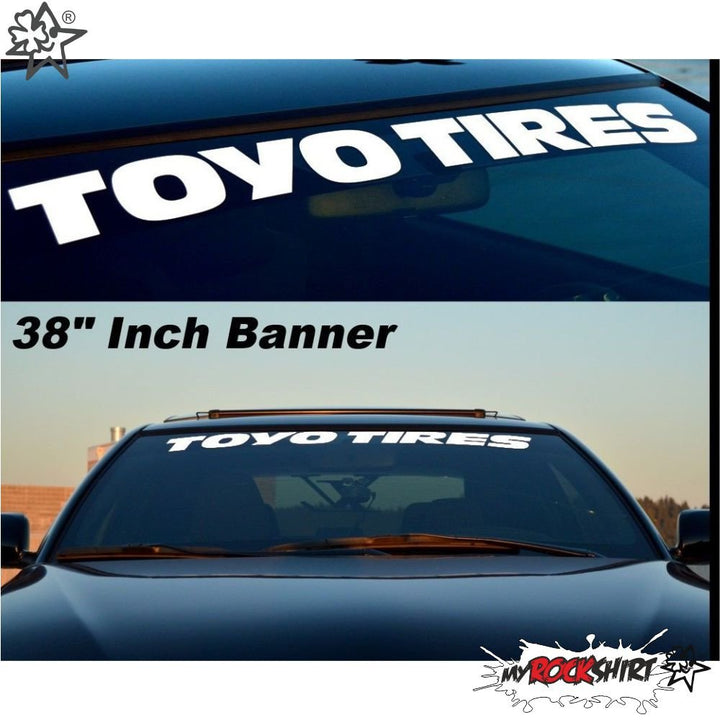 Toyo-Aufkleber Tires 80 cm Tuning Aufkleber Sticker Decal `+ Bonus Testaufkleber Estrellina-Glückste