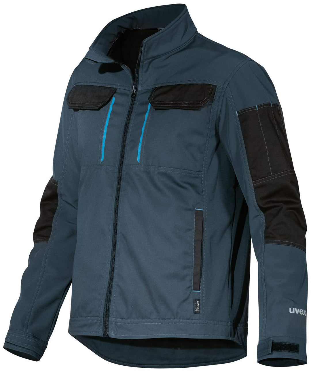 Uvex Tune-up Softshell-Arbeitsjacke für Herren - atmungsaktiv &amp; wasserabweisend L Blau, L Blau