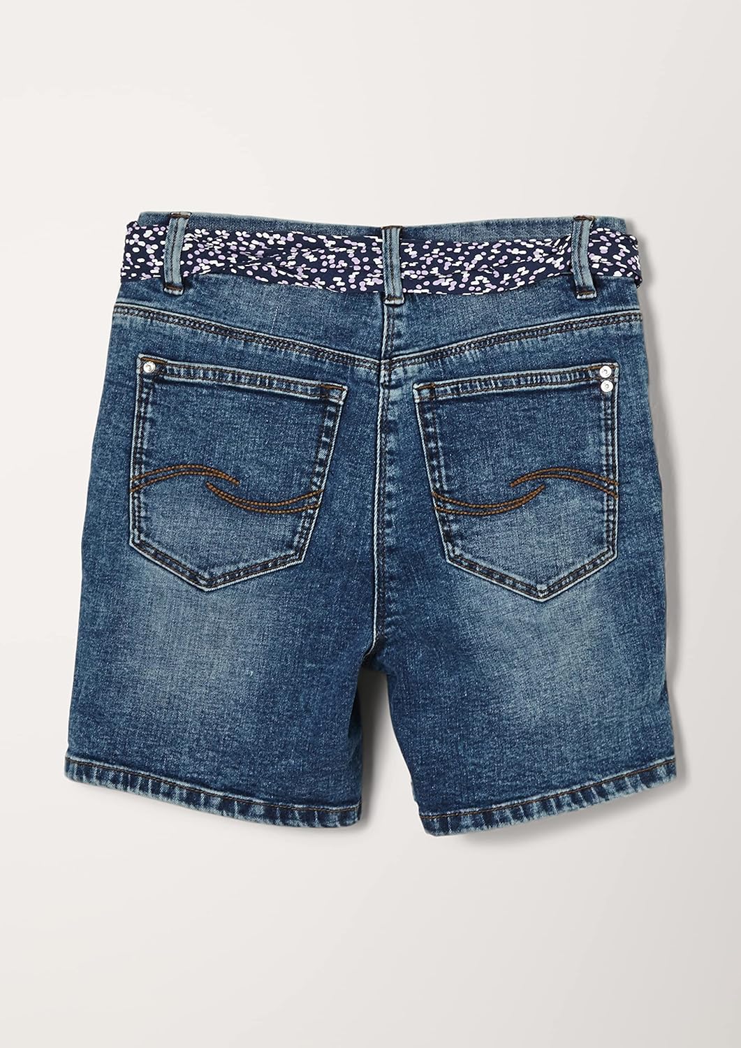 s.Oliver Mädchen Jeans-Shorts 146 Slim Blaue Strasse