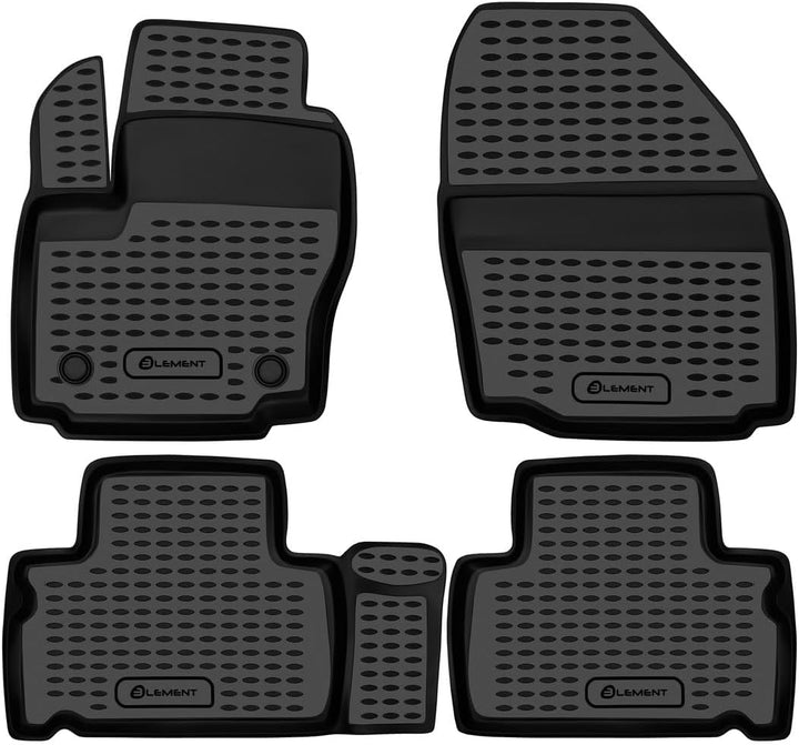 Element Gummimatten Passgenaue Fussmatten Ford S-MAX 2006-2015 (RN) 4tlg