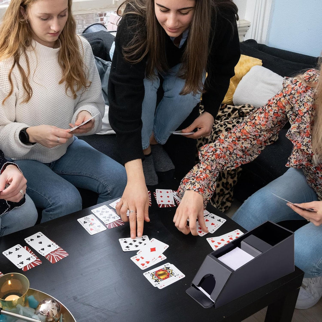 Kartenspender, Kartenschuh,Blackjacks Dealing Shoe 4/6-Deck | Wiederverwendbarer Kartenverteiler für