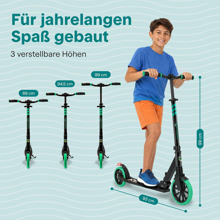 SereneLife Roller für Kinder &amp; Erwachsene, Unisex-Tretroller, Cityroller, klappbar &amp; höhenverstellba