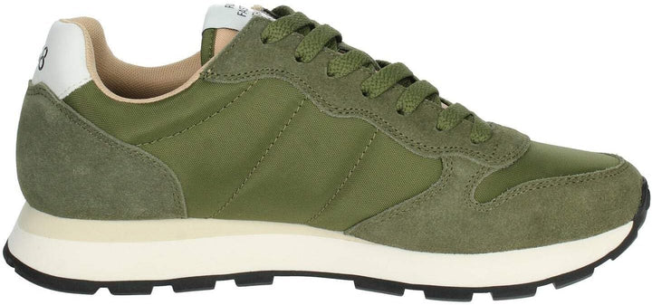 SUN68 Herren Tom SOLID Nylon Sneaker 44 EU Grün, 44 EU Grün