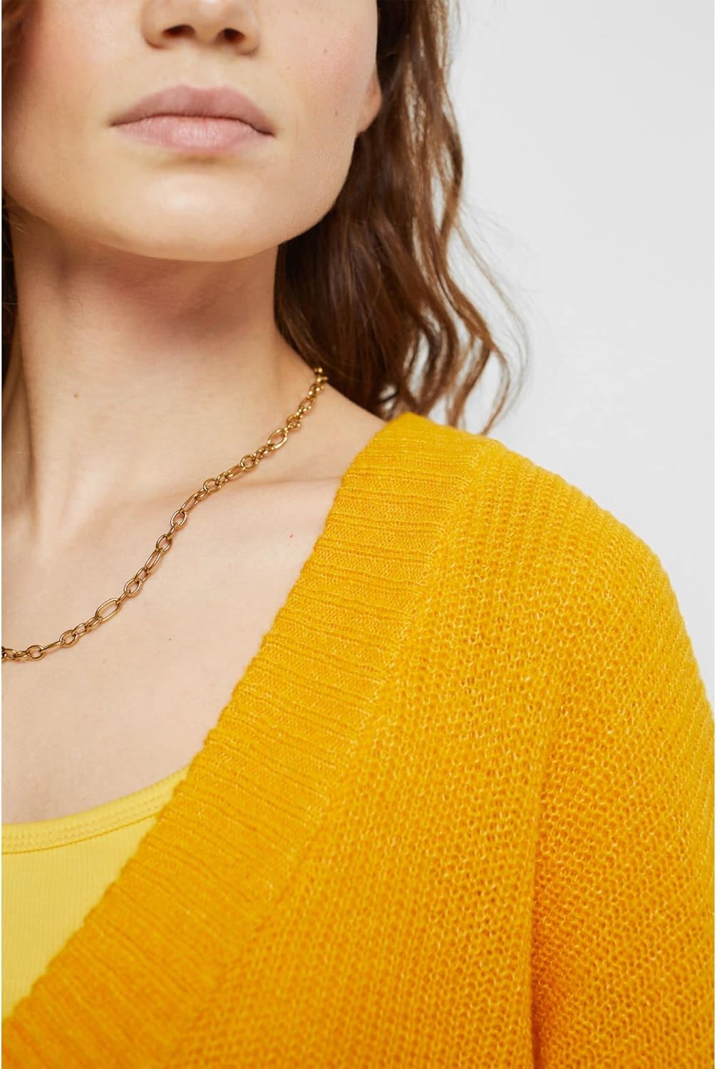 ESPRIT Damen Pullover XS 730/Sunflower Yellow, XS 730/Sunflower Yellow