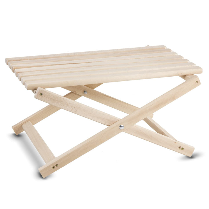 Couchtisch Beistelltisch für Liegestühle aus hochwertigem Buchenholz für Strand, Garten, Balkon und