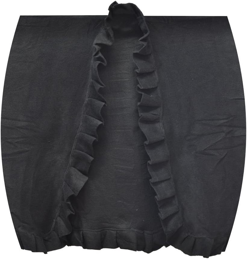 Toutacoo, Poncho Cape aus Fleece - Damen Einheitsgrösse 01-schwarz, Einheitsgrösse 01-schwarz