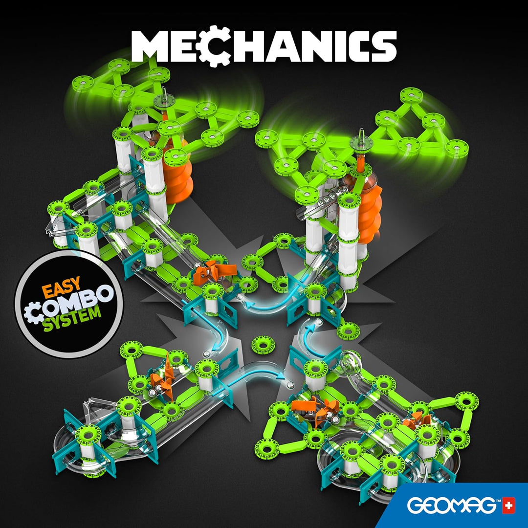 Geomag - Mechanics Gravity Elevator Circuit - Educational and Creative Game for Children - Magnetic