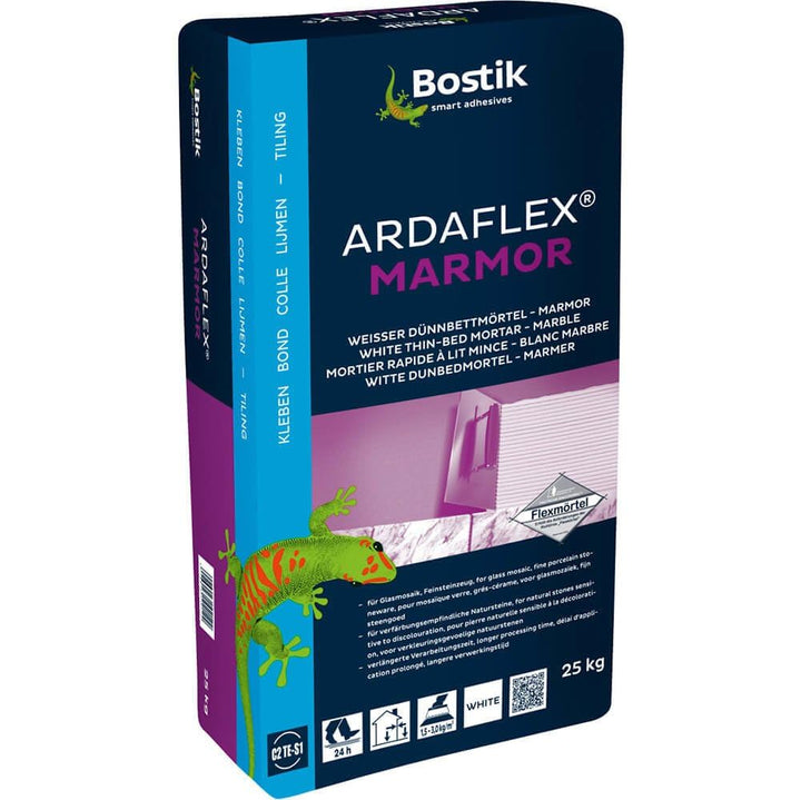 Bostik Ardaflex Marmor Ardaflex weiss Flex Naturstein Dünnbettmörtel 25 kg Sack