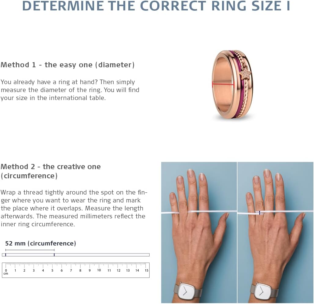 BERING Austauschbar Ringkombination für Damen in Silber & Schwarz mit einzigartigem Twist- & Change
