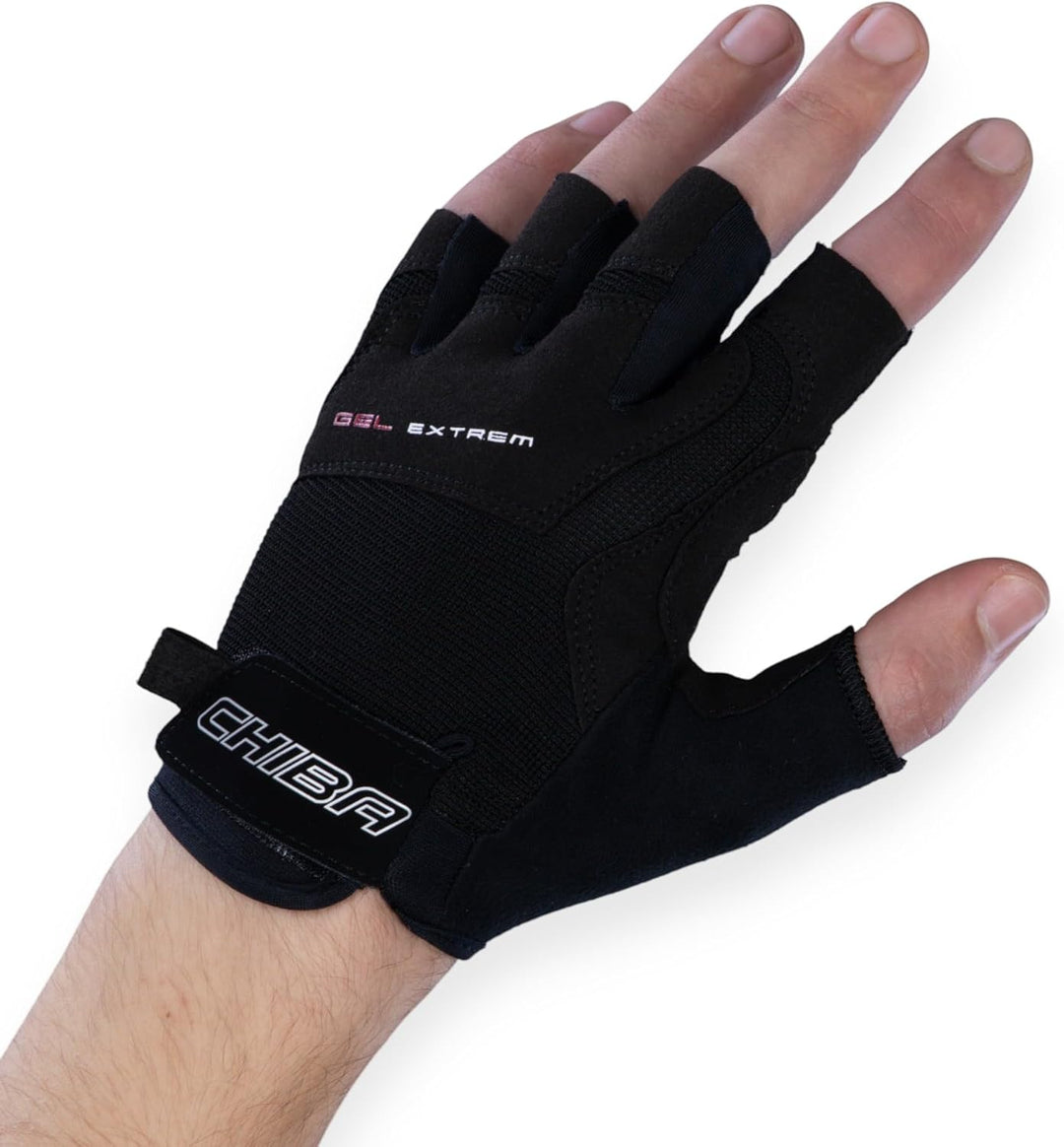 Chiba Erwachsene Handschuh Gel Extrem L Schwarz, L Schwarz