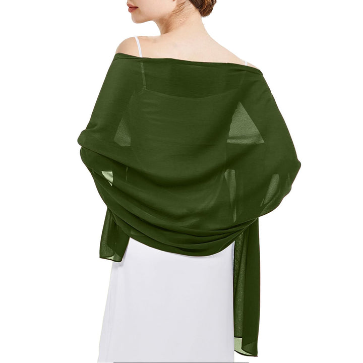 Chiffon Stola für Damen - Elegantes Schultertuch für Abendkleider - Leichter & Hauchzarter Schal für