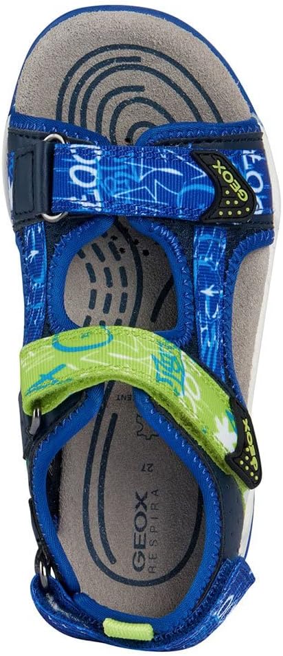 Geox Jungen J Borealis BoySandal 31 EU Navy Lime, 31 EU Navy Lime