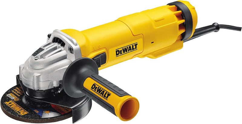 DeWalt Winkelschleifer (1.010 W, 125 mm Scheiben-ø, Leerlaufdrehzahl 11.000 min-1, für alle Standard