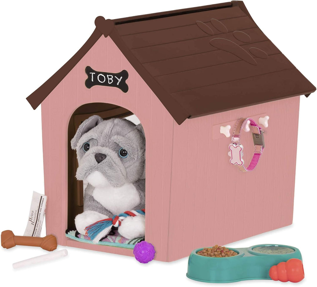 Our Generation - OG-Hundehaus - Hundehaus Spielset - Haustierspielzeug - 46 cm Puppe Zubehör - Vorge
